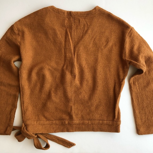 Madewell Texture & Thread Wrap Top - Picture 3 of 12